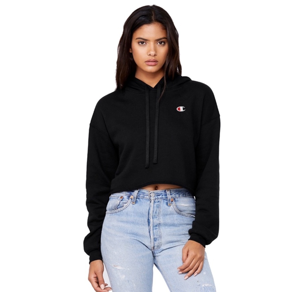C crop hoodie, crop top hoodie